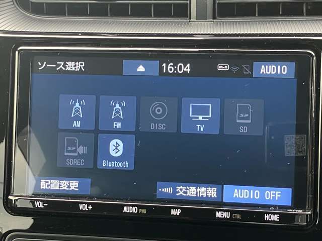 CD・DVD再生、音楽録音、フルセグTV機能つきであなたのドライブを快適にサポート♪Bluetooth搭載で携帯電話と接続も可能です◎