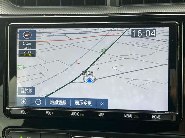 メモリーナビです。楽しいドライブにナビは欠かせませんよね。今まで行ったことの無いところに行ってみませんか？