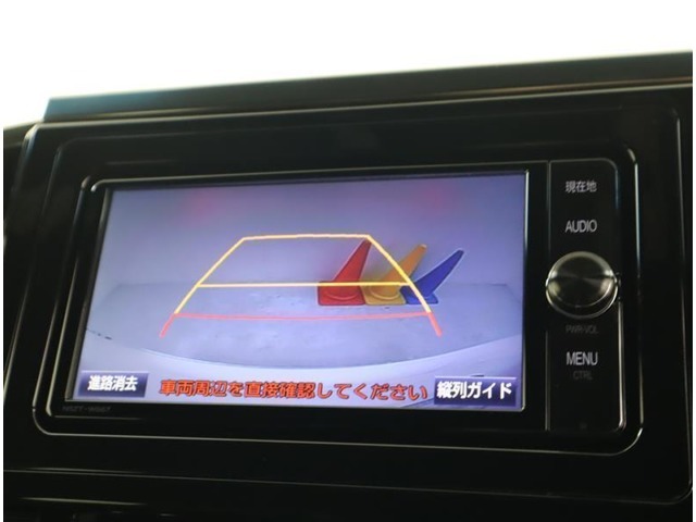 駐車もバッチリ！バックモニター付き。ガイドライン表示でしっかり確認しながら駐車できます