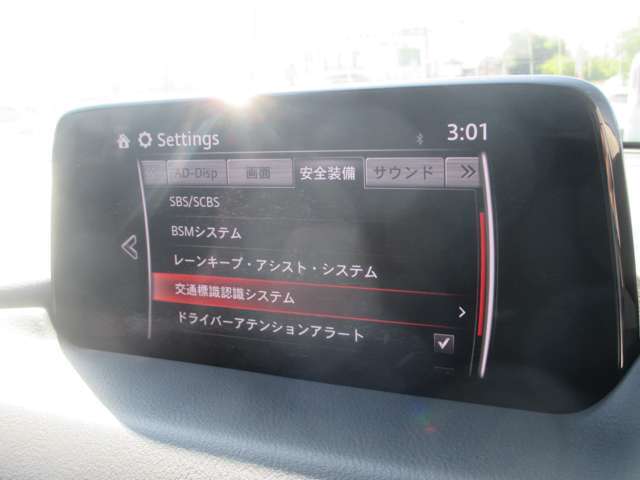 衝突軽減ブレーキなどの安全装備もしっかりと装備されております！