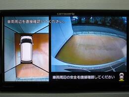 パノラマモニター＆バックカメラが付いてとっても安心！