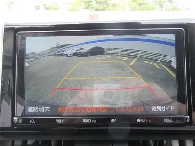 バックカメラで駐車時の後方確認が安心です！