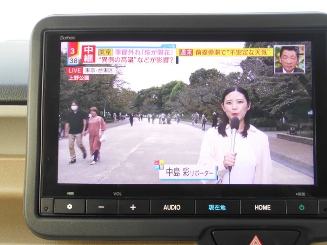 フルセグTVが視聴可能です。休憩中などに見ることが可能です。