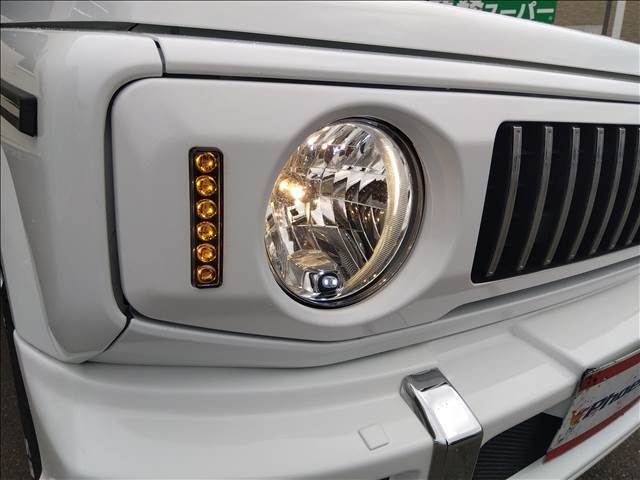 4WD☆禁煙車☆ダムドFRバンパー＆サイドモール☆Gルックフロントグリル＆背面タイヤカバーオープンカントリーホワイトレターR/Tタイヤ☆衝突軽減B☆車線逸脱警報☆☆前席シートヒーター☆試乗出来ます☆