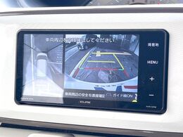 【パノラマモニター】専用のカメラにより、上から見下ろしたような視点で360度クルマの周囲を確認することができます☆死角部分も確認しやすく、狭い場所での切り返しや駐車もスムーズに行えます。