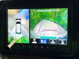 【全方位モニター用カメラ】専用のカメラにより、上から見下ろしたような視点で360度クルマの周囲を確認することができます☆死角部分も確認しやすく、狭い場所での切り返しや駐車もスムーズに行えます。