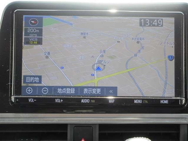 ナビが長距離ドライブをサポートします。