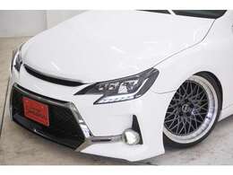 マークXのスポーティさのあるG’sバンパーで製作しております！！