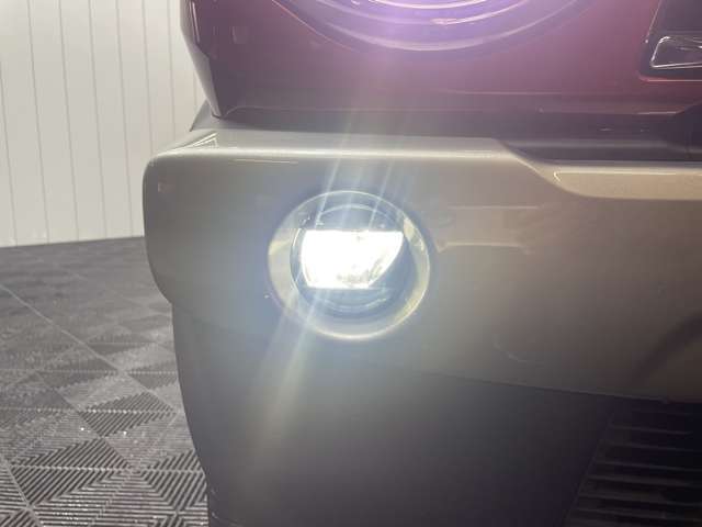 LEDフォグランプ搭載で暗い夜道も明るく安心です♪