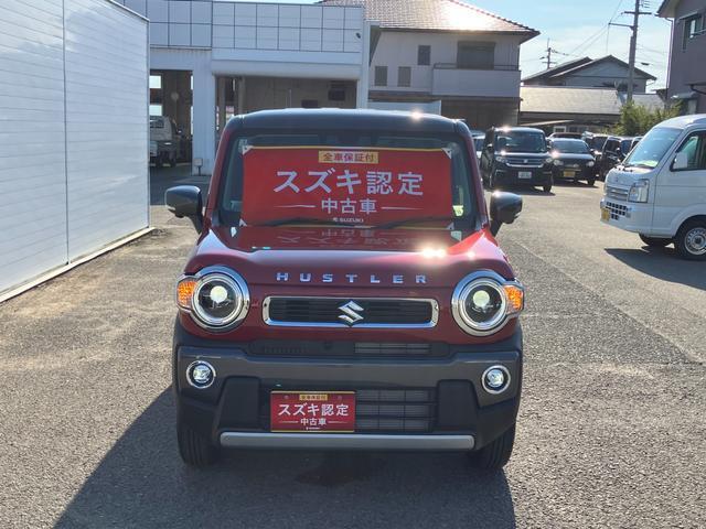 ハスラーハイブリッドX入荷しました！9インチナビや全方位カメラ、シートヒーター（運転席・助手席）LEDヘッドランプ・フロントフォグランプ、キーレスプッシュスタートシステムなどを装備した一台です！