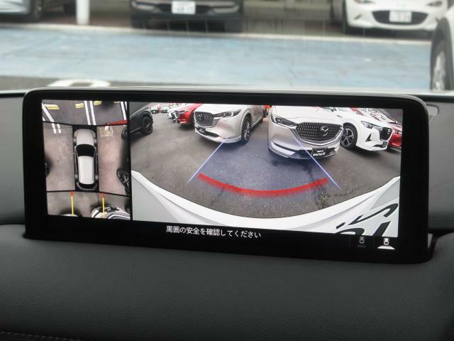 360°ビューモニターを搭載しています。コーナーセンサーと合せてお使いいただくことで、安全、安心にお車の取り回しを行っていただけます。