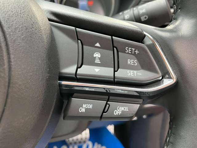 登録した速度に保ち走行するレーダークルーズコントロール付き。高速やバイパスでの運転支援に役立つ便利アイテムです！