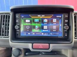 TVはフルセグなので、家庭のテレビと一緒で映像もとっても綺麗です。映像や音楽も楽しめますので、お好きな音楽を聴きながら快適なドライブをお楽しみ下さい。