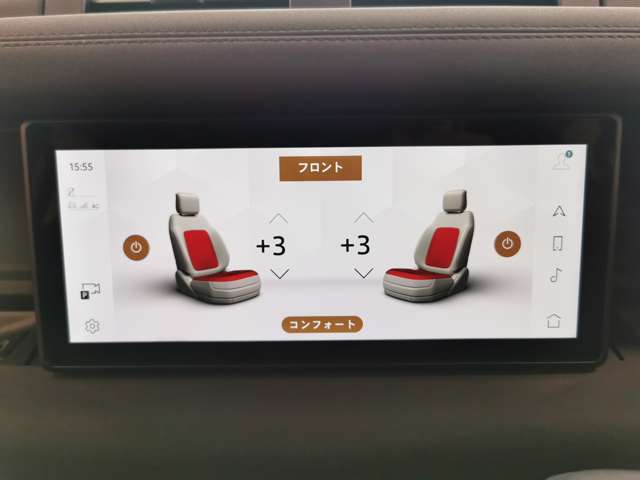 【シートヒーター】フロントシートに3段階調節が可能なシートヒーターが内蔵されております。寒い日などに重宝するオプション装備です。