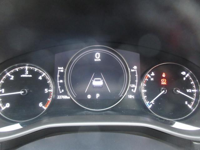 中央のメーターを軸とし、「左右対称」を意識してデザインされたメーターパネル。ドライバーへ中心軸を意識させ、「どこまでも走っていきたい」と思わせてくれるデザインです。