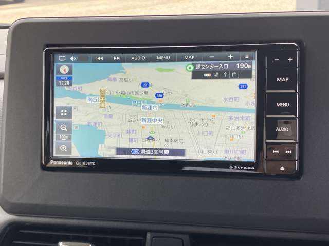 パナソニック製メモリーナビゲーション搭載です。