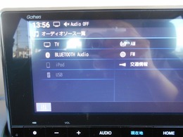ナビ機能だけではありません、オーディオ機能も充実しています。