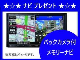 こちらのお車はご成約特典でナビ、バックカメラをプレゼントいたします！