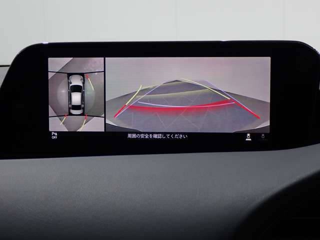 バックカメラも付いています。駐車の時に便利なのはもちろんの事、後方死角にいる子供たちに気が付くことができるので安心安全ですね