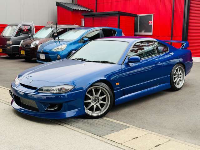 ■フロントビュー■●エアロ（F/S）●Fワイドフェンダー●WORKホイール●HKS前置きIC●BeeRマフラー●CUSCO車高調●パワーFC＆FCコマンダー●GReddyプロフェックB