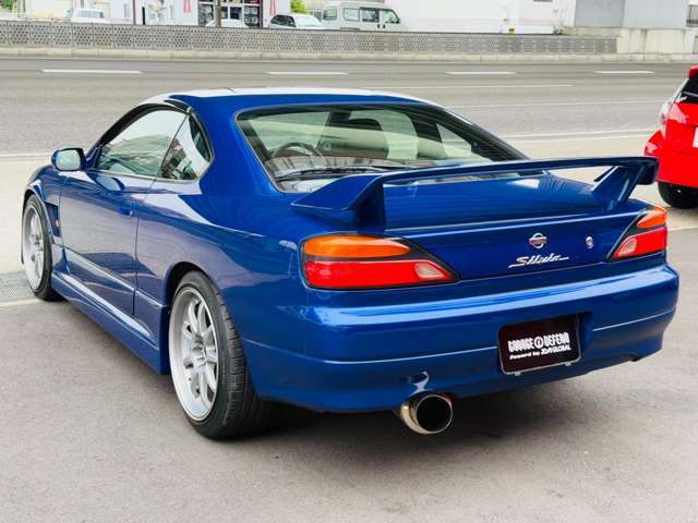 ■リアビュー■●エアロ（F/S）●Fワイドフェンダー●WORKホイール●HKS前置きIC●BeeRマフラー●CUSCO車高調●パワーFC＆FCコマンダー●GReddyプロフェックB