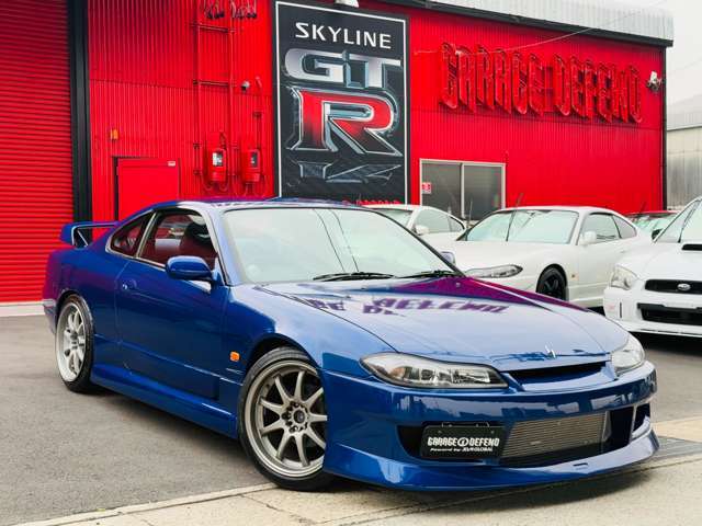 ■フロントビュー■●エアロ（F/S）●Fワイドフェンダー●WORKホイール●HKS前置きIC●BeeRマフラー●CUSCO車高調●パワーFC＆FCコマンダー●GReddyプロフェックB