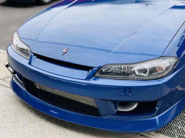 ■フロントビュー■●エアロ（F/S）●Fワイドフェンダー●WORKホイール●HKS前置きIC●BeeRマフラー●CUSCO車高調●パワーFC＆FCコマンダー●GReddyプロフェックB