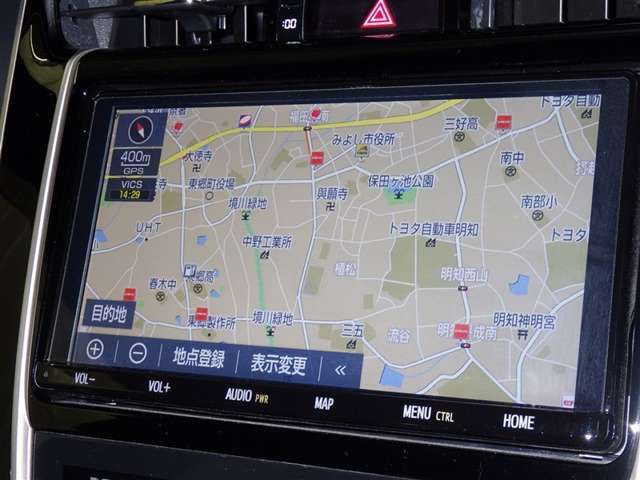 ナビ装着車で知らない道もラクラク！