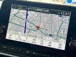 【9インチ純正コネクトナビ】フルセグテレビやブルートゥース接続、DVD再生やスマートフォン連携（Carplay等）も可能です。