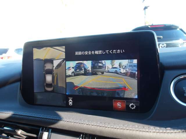 360度ビューモニターを搭載！駐車が苦手な方の手助けをしてくれます！