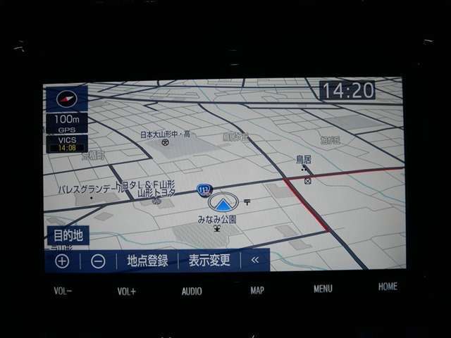 メモリーナビゲーションです