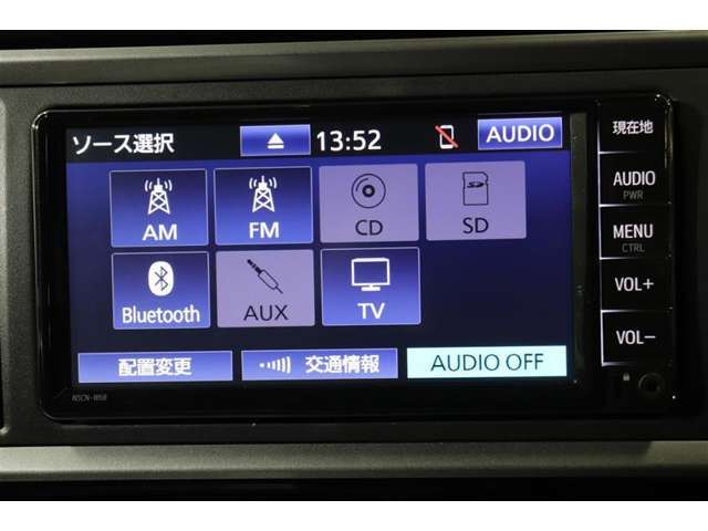 CD・SDオーディオ・Bluetoothオーディオ再生可能♪ワンセグTV視聴可能