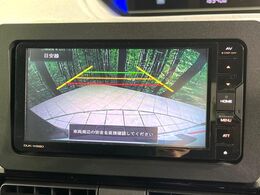 【バックカメラ】駐車時に後方がリアルタイム映像で確認できます。大型商業施設や立体駐車場での駐車時や、夜間のバック時に大活躍！運転スキルに関わらず、今や必須となった装備のひとつです！