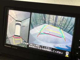 【パノラマモニター】専用のカメラにより、上から見下ろしたような視点で360度クルマの周囲を確認することができます☆死角部分も確認しやすく、狭い場所での切り返しや駐車もスムーズに行えます。