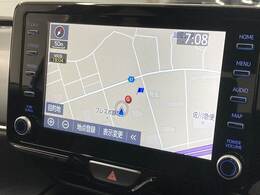 【純正ナビ】一体感のあるナビは、高級感ある車内を演出してくれます。Bluetooth再生などオーディオ機能も充実しておりますので、運転もより楽しめます♪