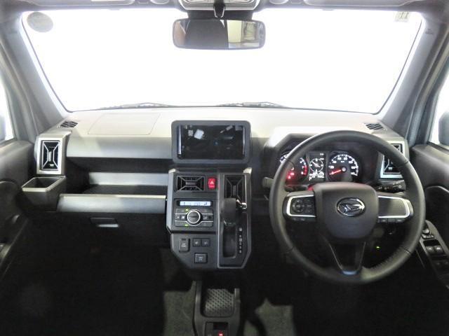 運転席からボンネットの先端が見え、車幅もとても掴みやすい。