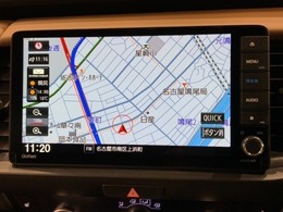 ギャザズナビ搭載です。知らない道も安心ですね！