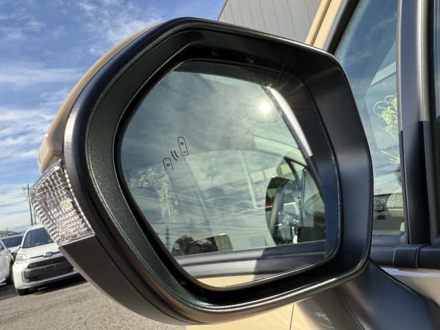 ブラインドスポットモニター付きなので隣車線の車が接近した際光お知らせしてくれます。