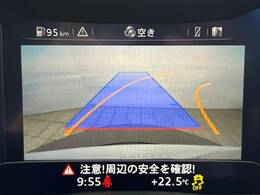 ●ガイドライン付きバックカメラ：不安な駐車もこれで安心！ガイドライン付きなので狭い箇所での駐車もラクラクです！