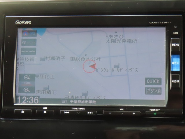 【 ホンダ純正ギャザズ・VXM-175VFi 】ホンダ純正の7インチメモリーナビが装備されています。