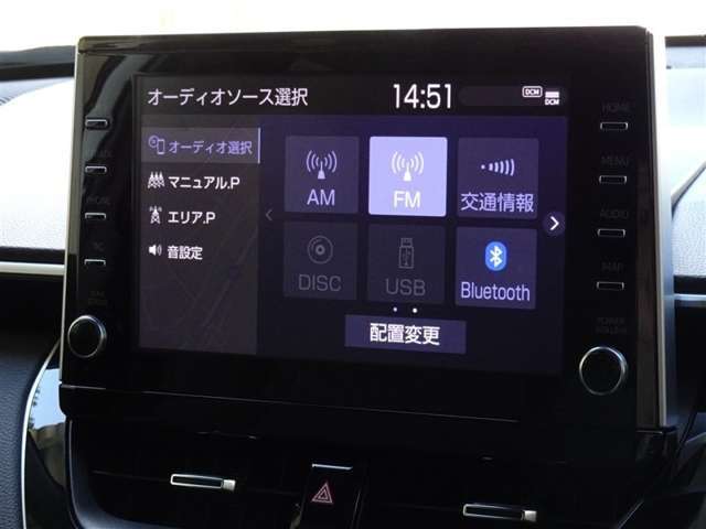CD・DVD（再生機能）・ブルートゥース等を使用することができます。