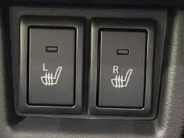 【シートヒーター】寒い日に重宝するシートヒーター！エアコンより早く温まってくれるので寒がりの人も安心ですね♪エアコンの温風は乾燥するから苦手、という方にもをおすすめです。