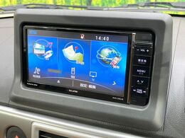 【ナビゲーション】目的地までしっかり案内してくれる使いやすいナビ。Bluetooth接続すればお持ちのスマホやMP3プレイヤーの音楽を再生可能！毎日の運転がさらに楽しくなります！！