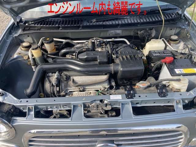 エンジンルーム内も綺麗だと思います。