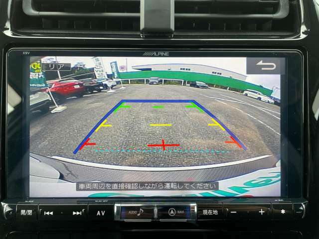 【全方位モニター】後方の映像はもちろん、上から見下ろした映像が駐車をアシストしてくれます！縦列駐車も安心です♪