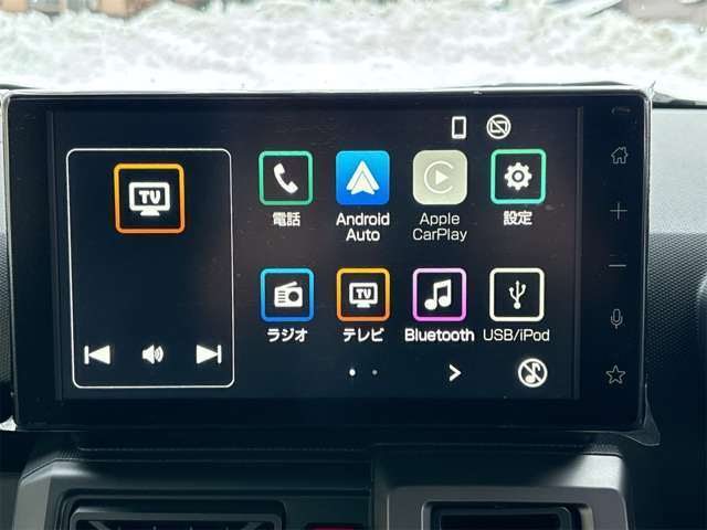 9インチスマホ連携ディスプレイオーディオが付いております。