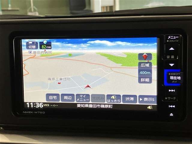 社外ナビゲーションついております♪
