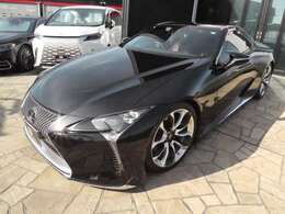 ブラックLC500Lパッケージ　V8！5000cc　OPマークレビンソン/OPモデリスタフルエアロ/OP21インチAW/純正ナビ・Bカメラ・ETC2.0・HUD・3眼LED/バイパーセキュリティ