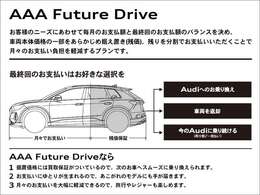 輸入車業界初！！認定中古車残価保証型ローン《アウディ フューチャー ドライブ》を御利用頂けます！