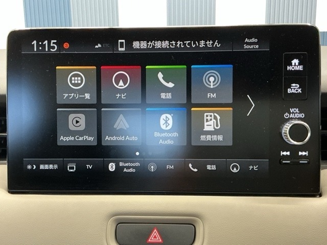 純正スマートナビ付きです！ホンダコネクト対応、フルセグTV視聴、Bluetooth・ミュージックプレーヤー接続可能です！